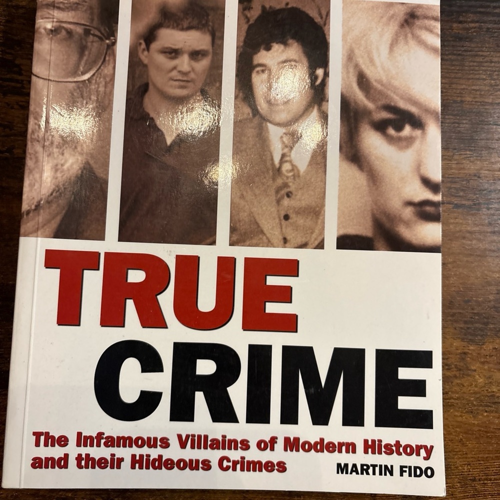True Crime Book by - Red and Black Cover